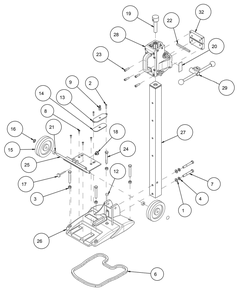 Section 05 Diagram and Parts List for 158425  MK Diamond Drill